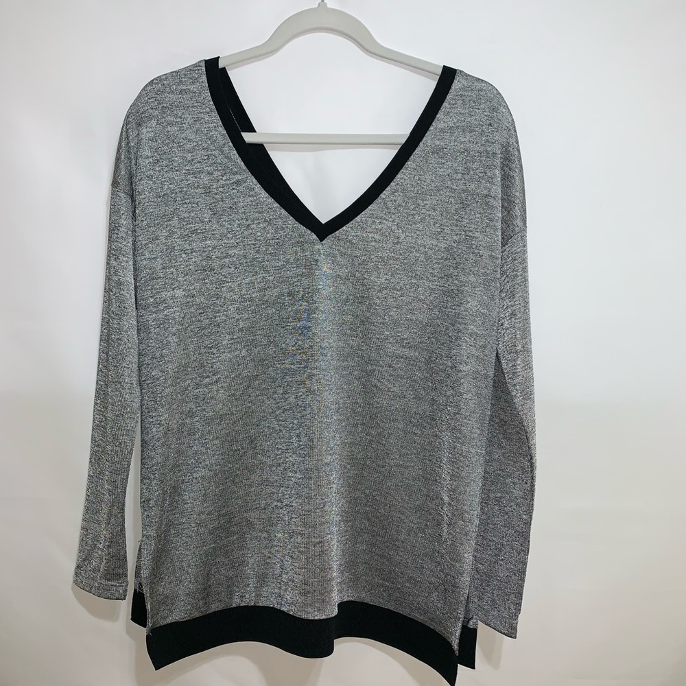 Dex Beautiful Silver Greyish Blouse.